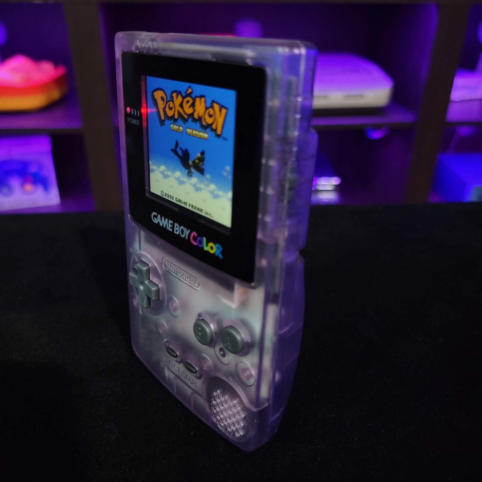 Atomic Purple Gameboy Color IPS Console Backlit LCD Screen GBC Game Boy