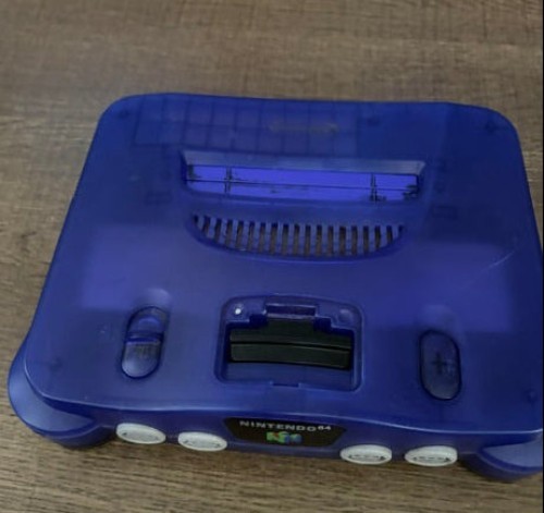 Nintendo 64 Bundle – Atomic Purple – w/ 2 Controllers & 1 Game!