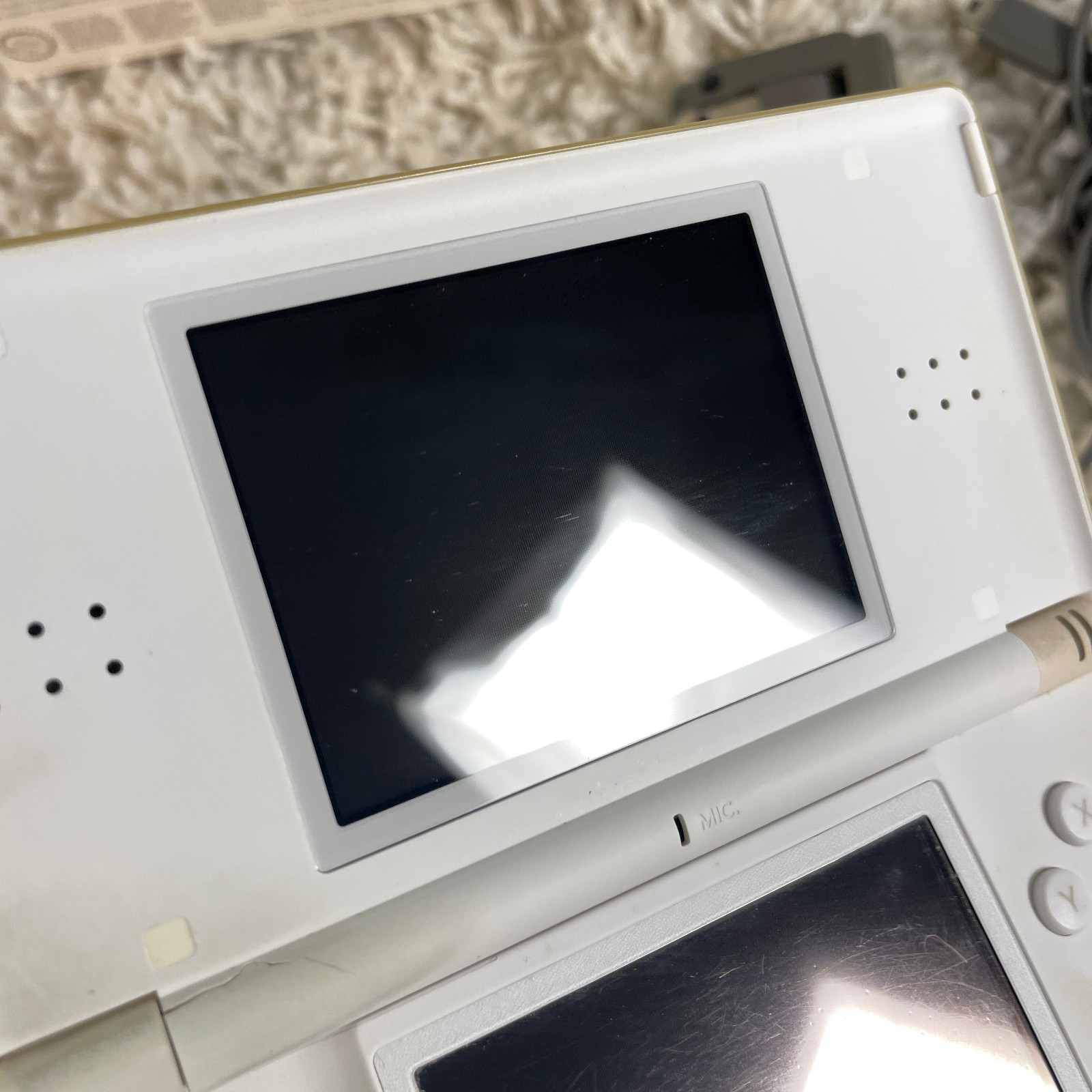 Nintendo DS Lite Polar White Handheld System USG-001 in Box Tested