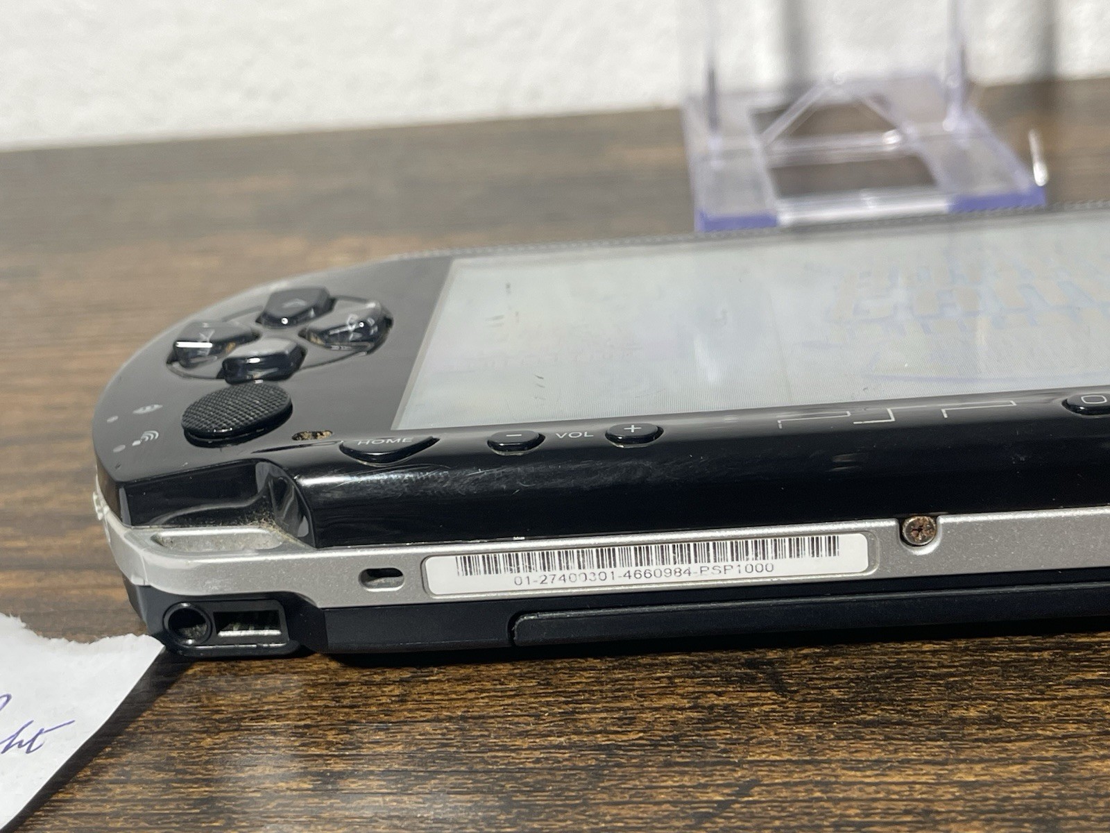 Sony PSP-1000 PlayStation Portable Handheld System Black Wi-Fi TESTED WORKS READ