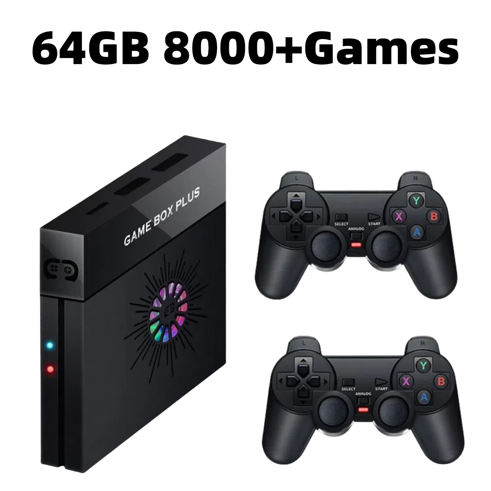X6S Box Game Console 10000+ Games Retro Video TV Gaming Wireless HDMI HD 128GB