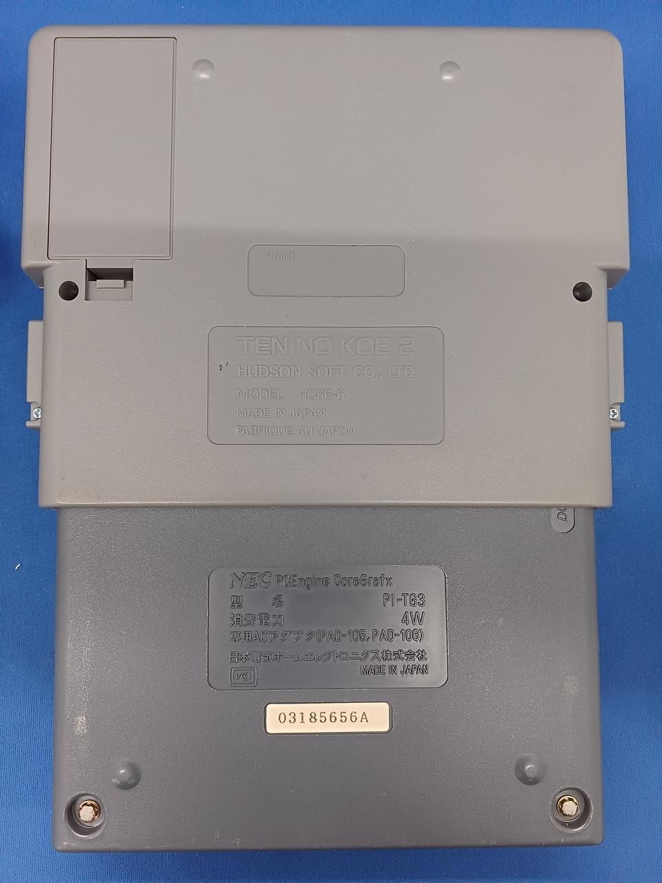 NEC PC Engine CoreGrafx PI-TG3 Console Set From Japan A1832