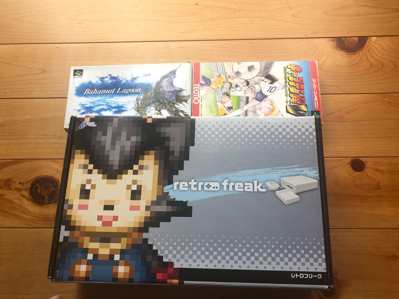 Retro Freak Video Game Console & 2 game sets FC SFC SNES GB GBC GBA MD GEN Japan