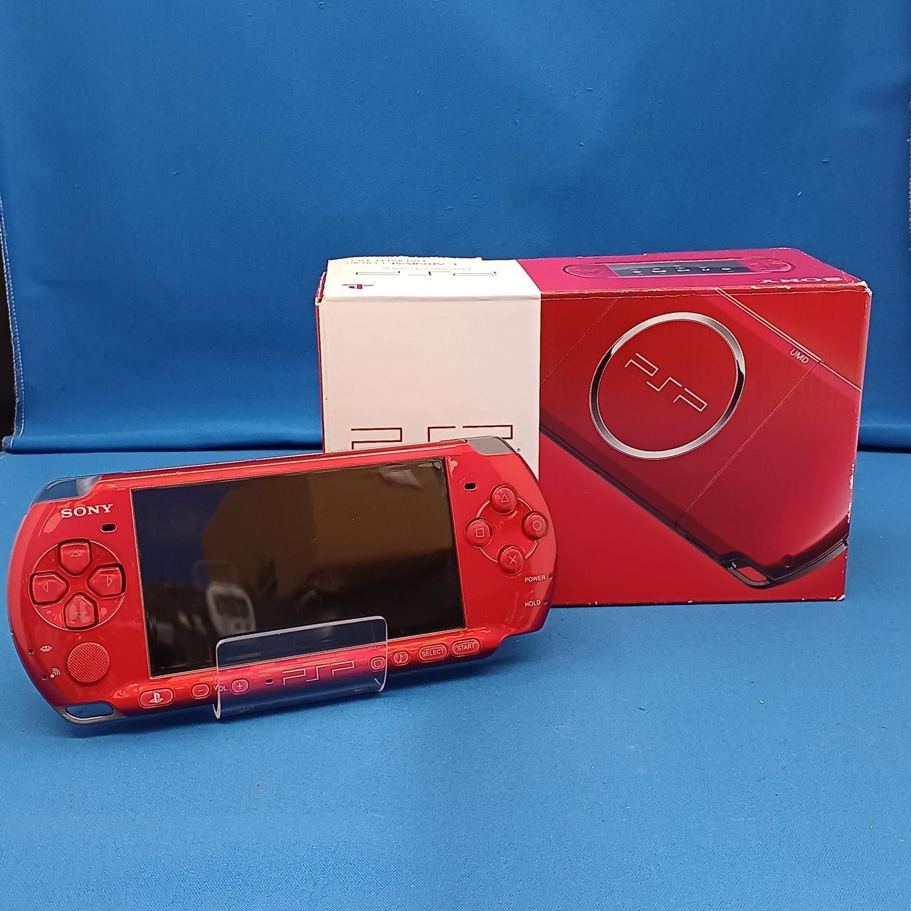 Sony PSP 3000 Radiant Red RR Box Manual Charger Tested Working Japan NTSC-J