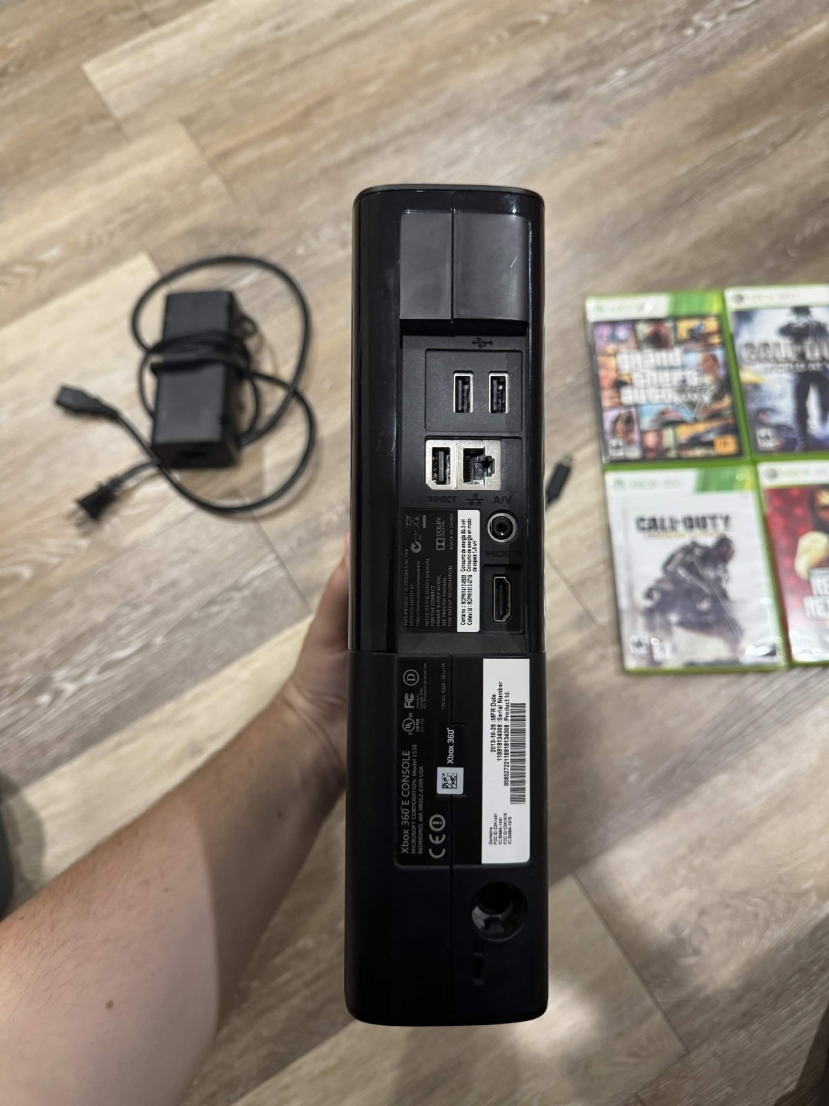 Microsoft Xbox 360 E 250GB Video Game Console With Controller And Games