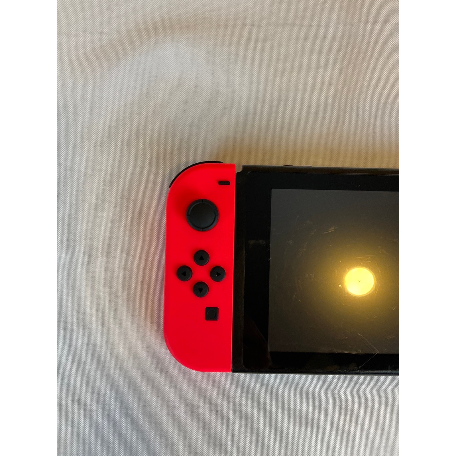 Nintendo Switch With Gray/Neon Red Joy Con Controllers, Bundle