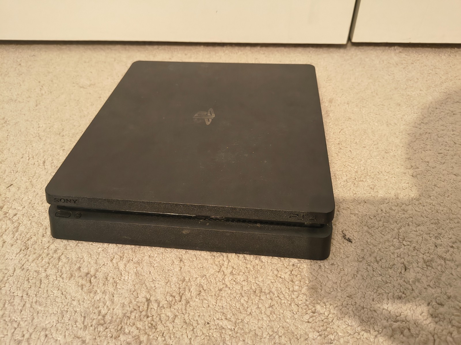 Sony Plastation 4 Slim 1 TB Console Only Used Working FW 12
