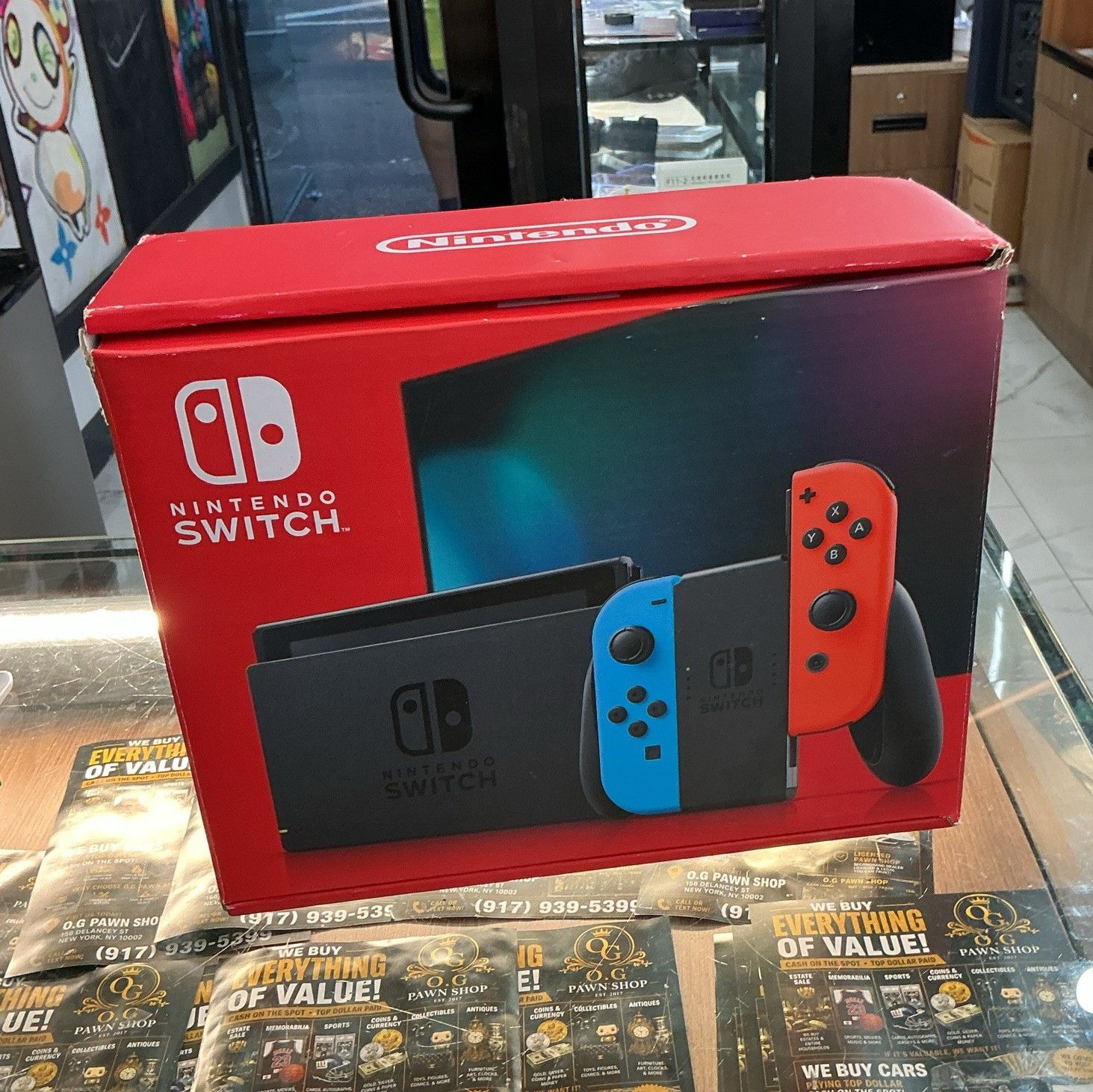 Nintendo Switch Console 32GB Motion Control Neon Red/Blue Joy-Con Dock