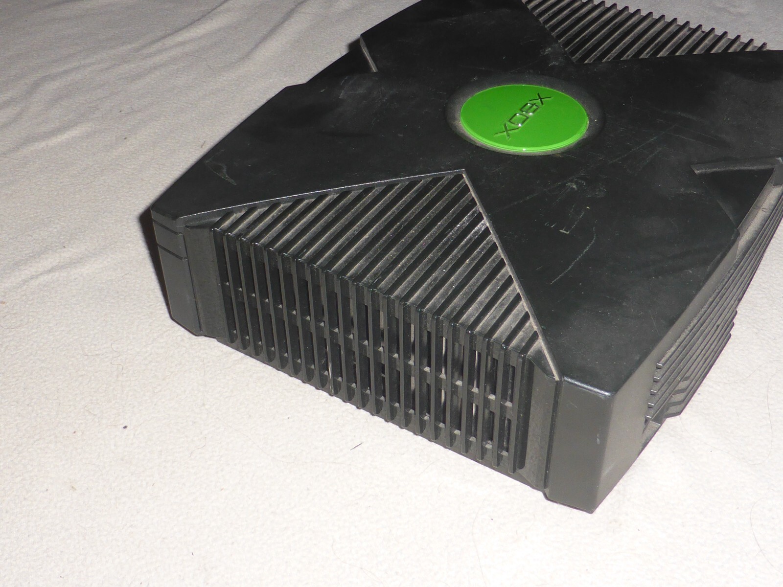 ORIGINAL XBOX MICROSOFT VIDEO GAME SYSTEM CONSOLE ONLY BLACK