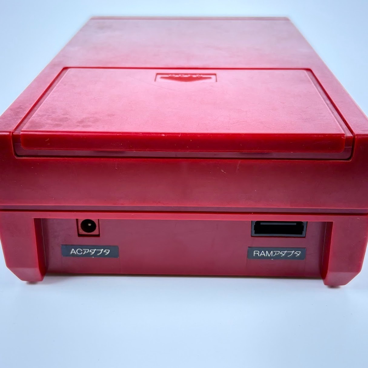 Nintendo Famicom Disk System HVC-022 Red Console Set Belt Replaced Tested JP