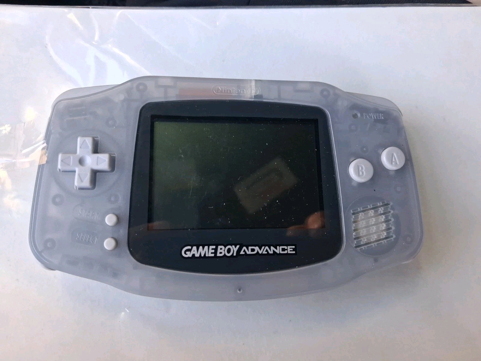 Nintendo Game Boy Advance Launch Edition Milky Blue Handheld System