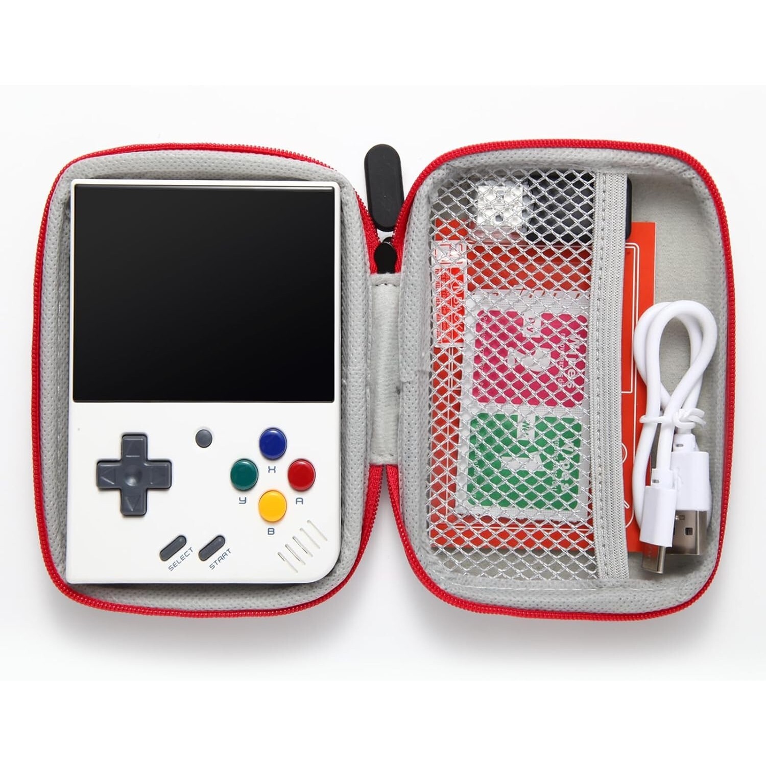 Miyoo Mini Plus Handheld White Game Console Retro Video Game Console 128GB WiFi