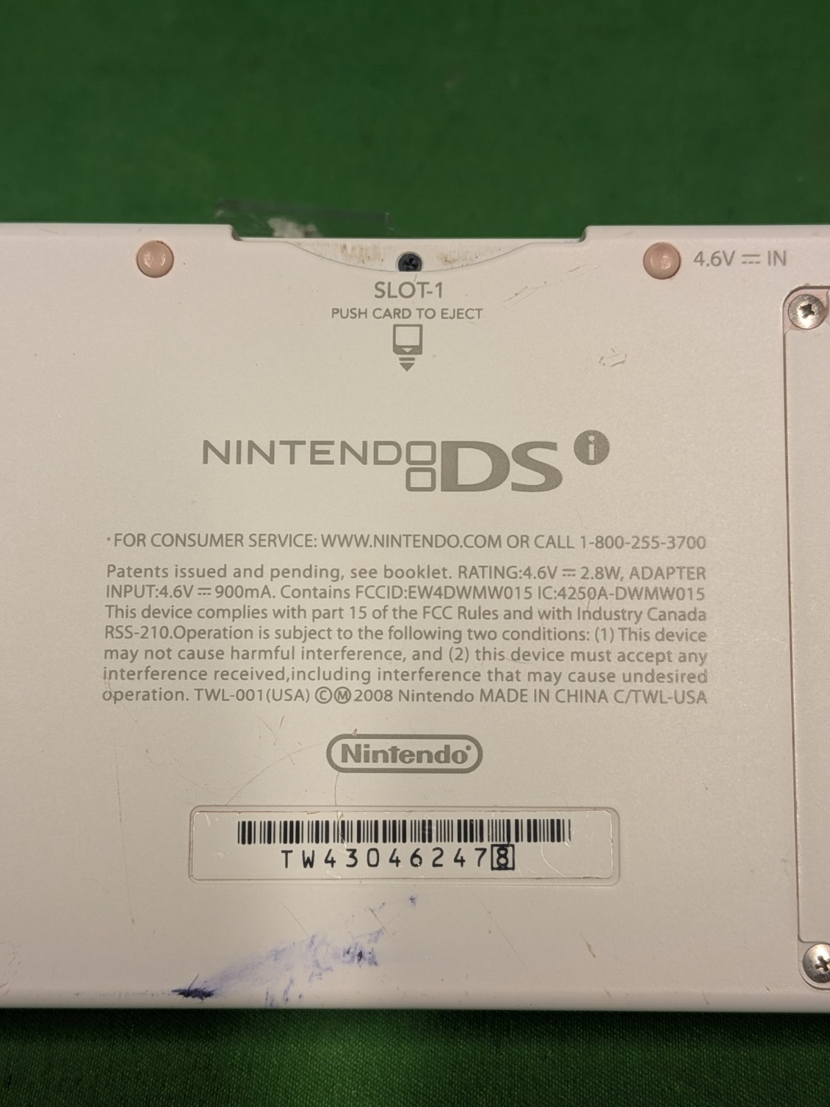 Nintendo DSi Bundle – White – Charger & 9 Games – Tested/Works