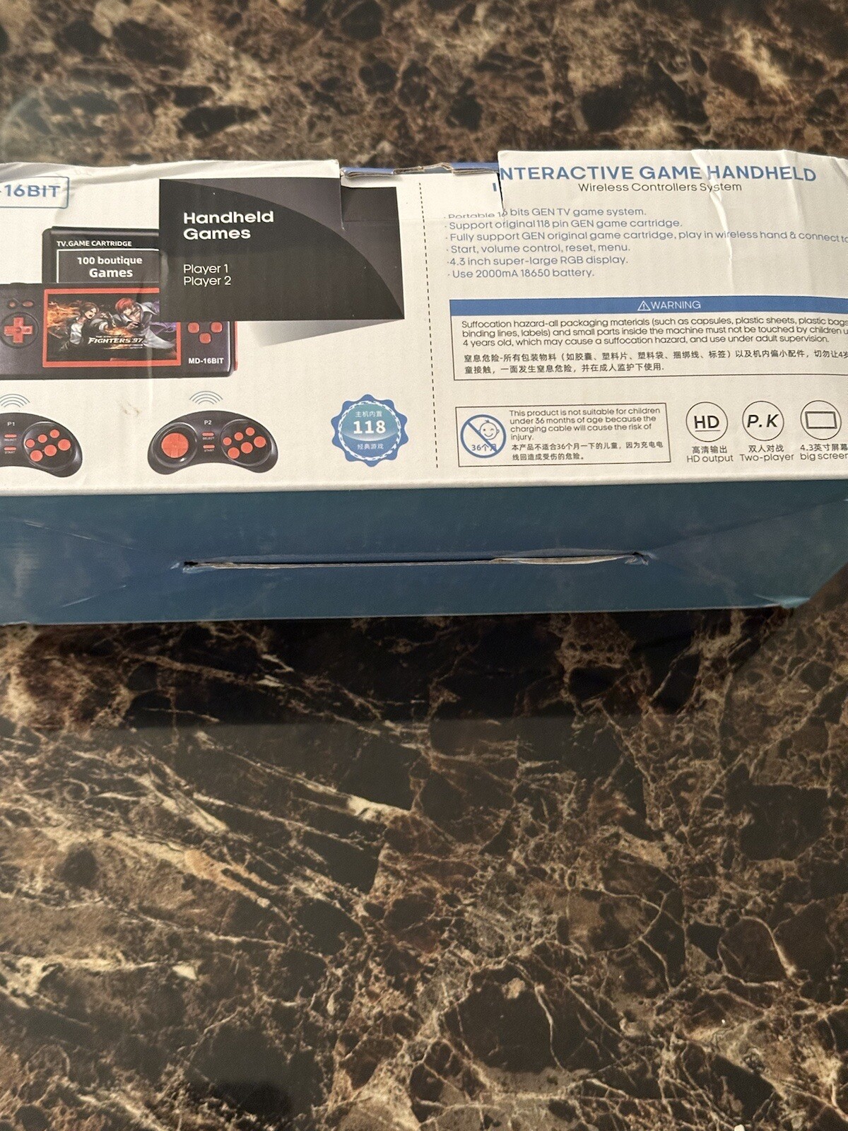 Sega Nomad (Style)MD HD (Mega Drive Compatible Console)