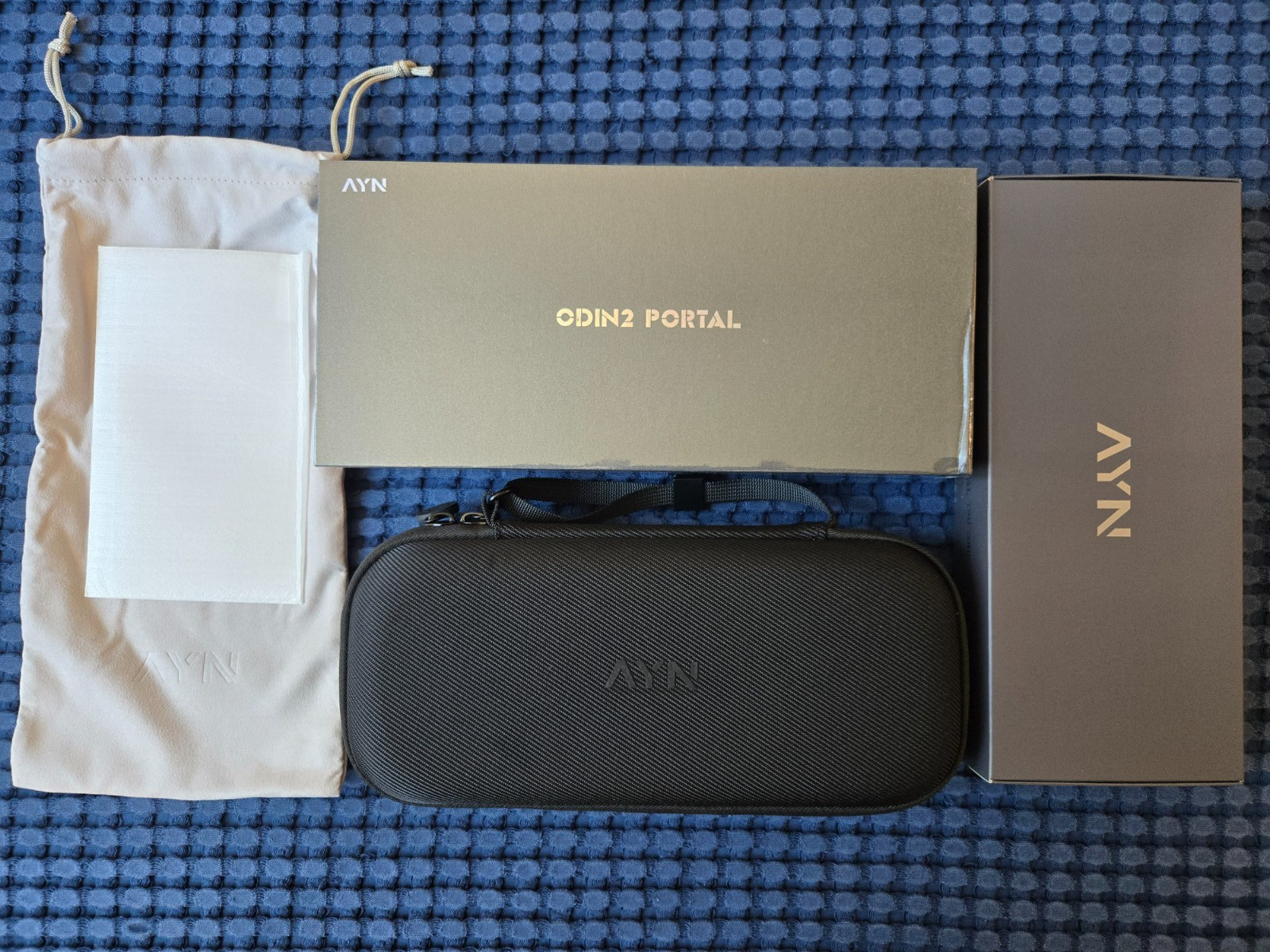 AYN Odin 2 Portal Base 8GB Ram+128GB Storage Black with Acessories Brand New