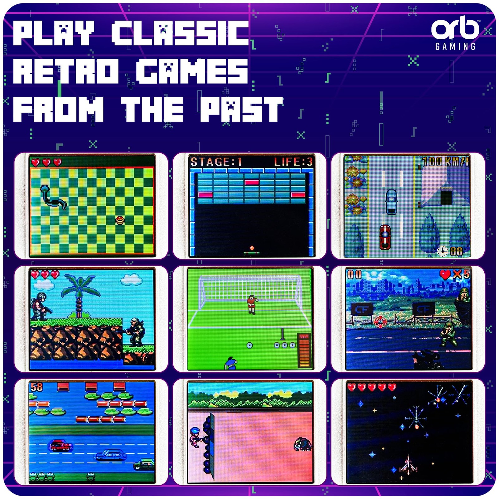 Retro Game Console, 150 in-Built Games, 8-Bit Retro Gaming Handheld Console, 1.8