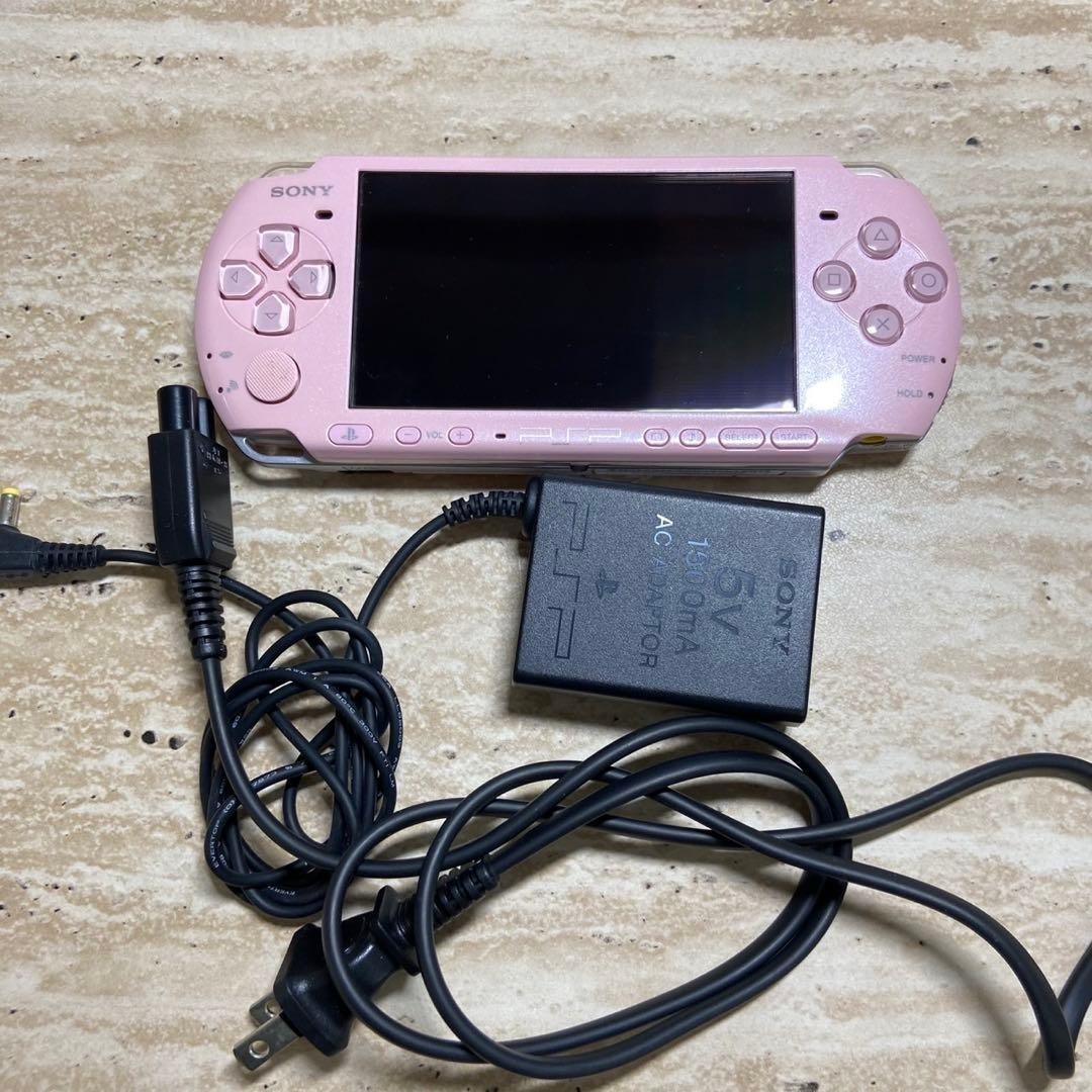 Sony PSP 3000 Blossom Pink Console Tested Excellent Condition PSPJ-30015 7125
