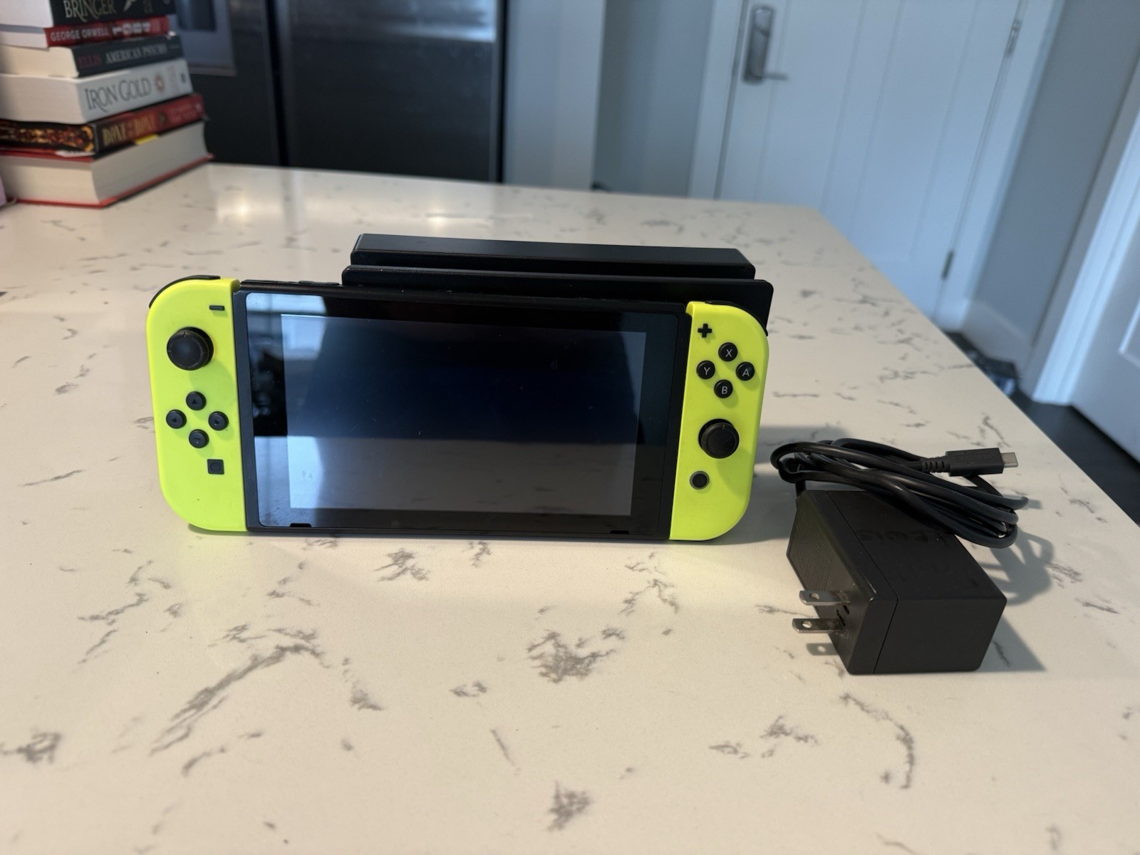 Nintendo Switch HAC-001 (01) Console – HDMI, Charger, Dock, No Micro SD Card