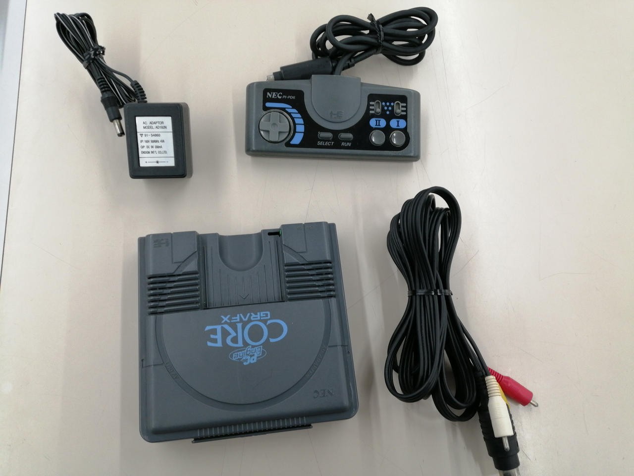 NEC PC Engine Core Grafx PI-TG3 Retro Console Japan Import AV Output Tested