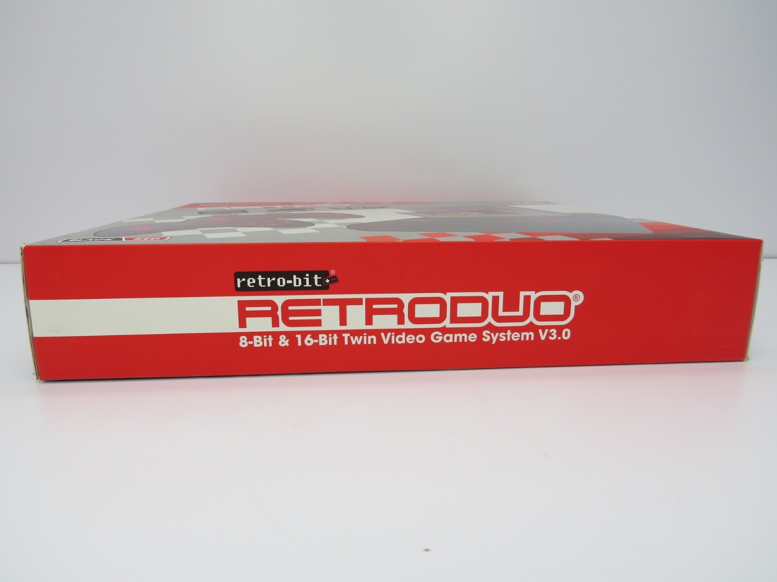 Retro-Bit RetroDuo Video Game Console 2 in 1 NES & SNES 8 Bit & 16 Bit Black Red