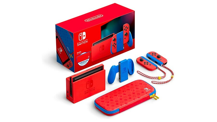 Nintendo Switch Mario Red & Blue Edition *Ships fast*