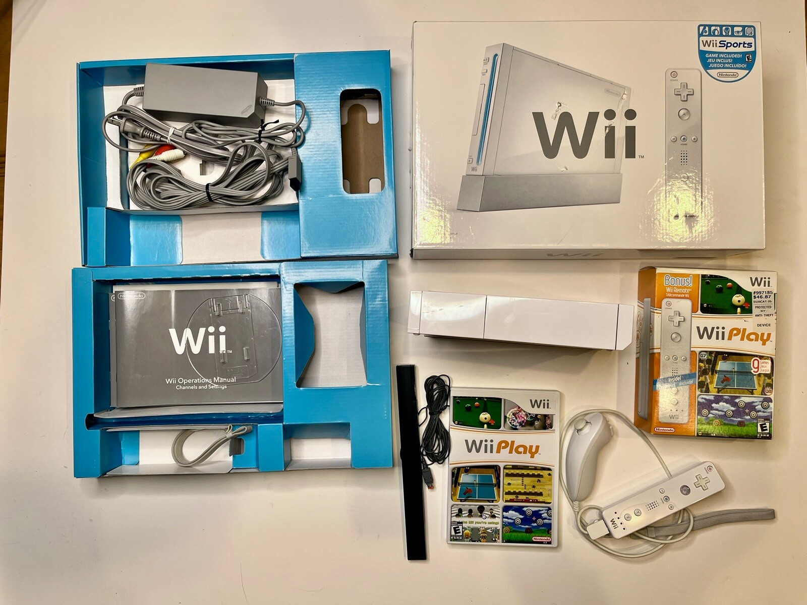 Nintendo Wii Console In Box – Fully Tested – Includes Nunchuck – No Sports Disc