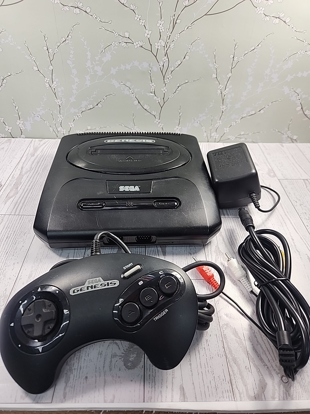 Sega Genesis Model 2 Console W Controller & Cables, Tested & Working