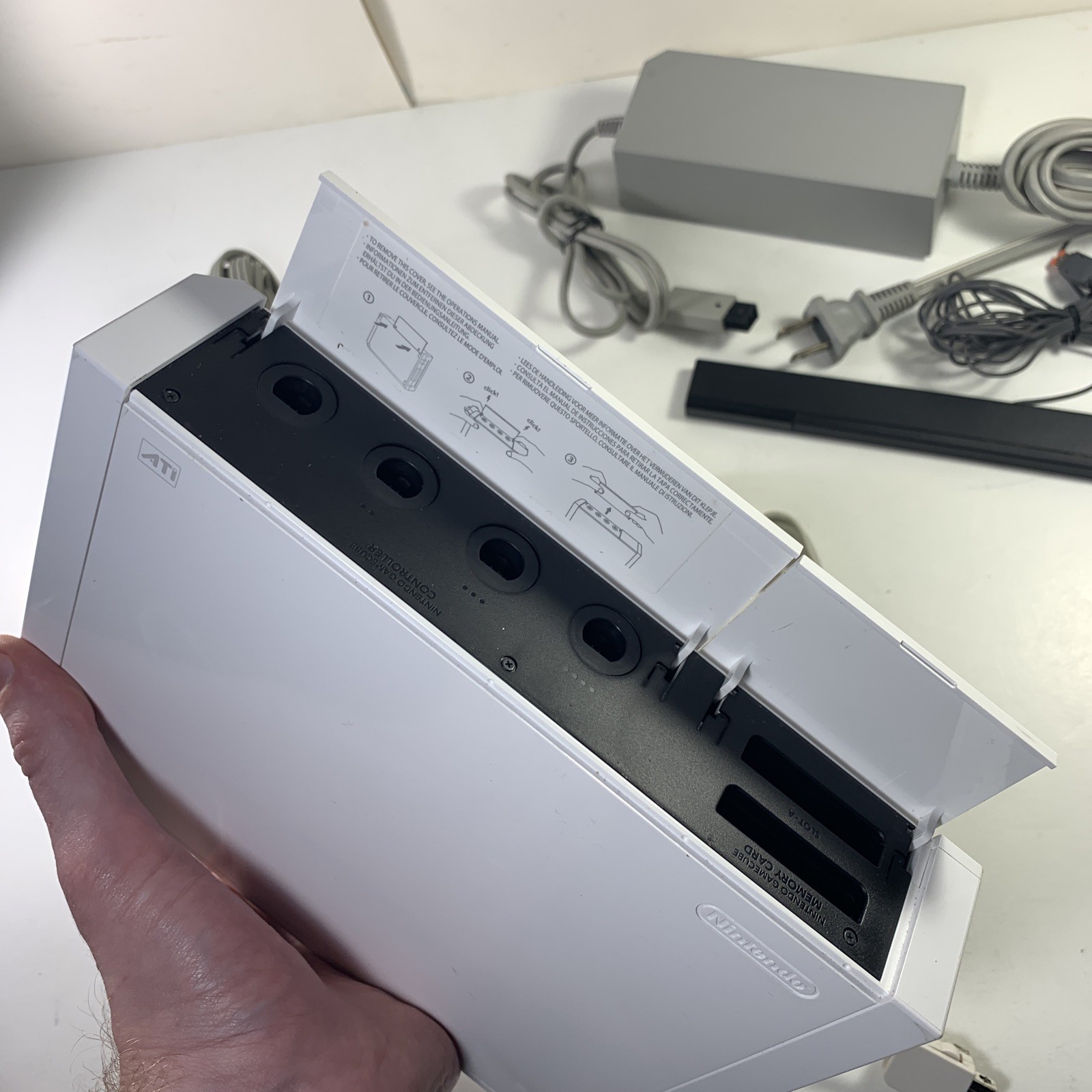 Nintendo Wii Console Bundle Model RVL-001 White USA 2006 Tested And Working