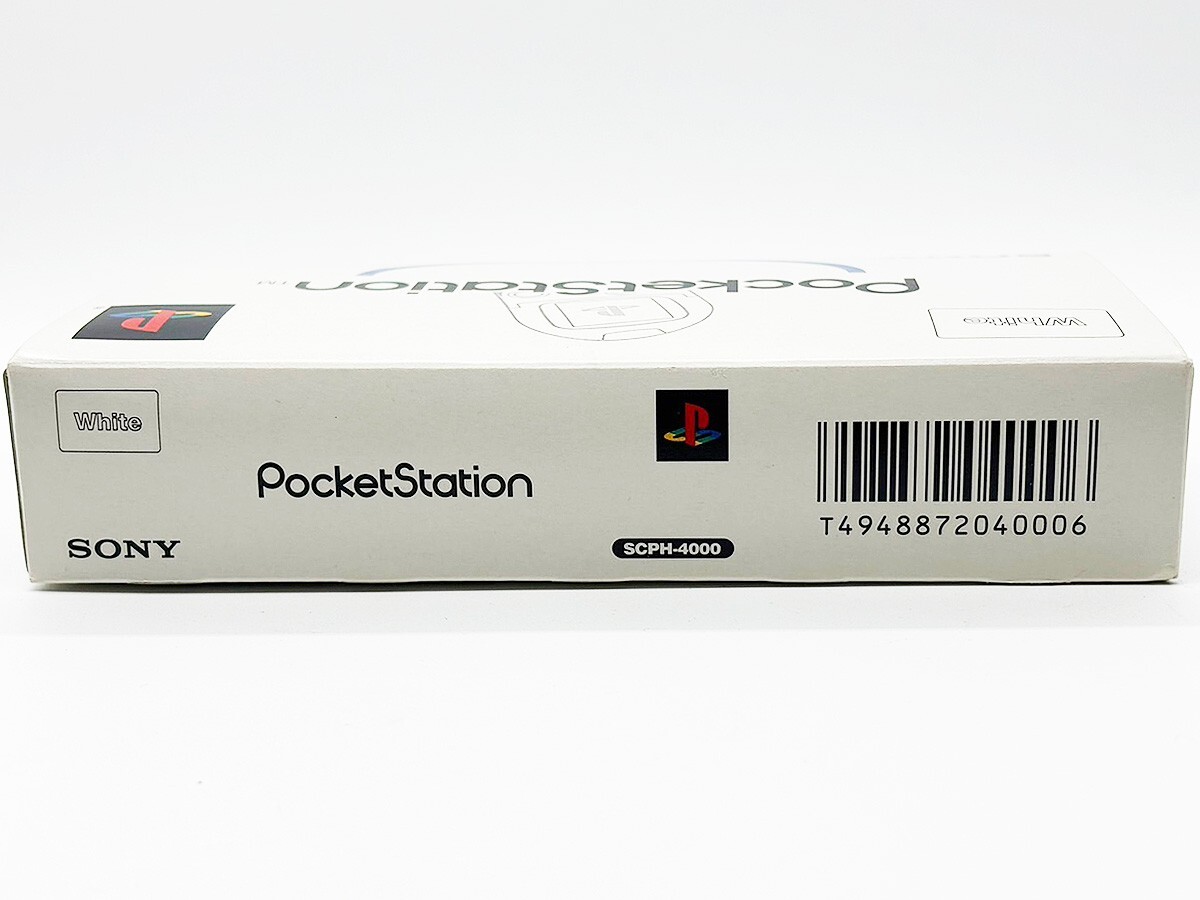 PS Pocket Station White Console A02344877 SCPH-4000 Boxed Sony Playstation Junk