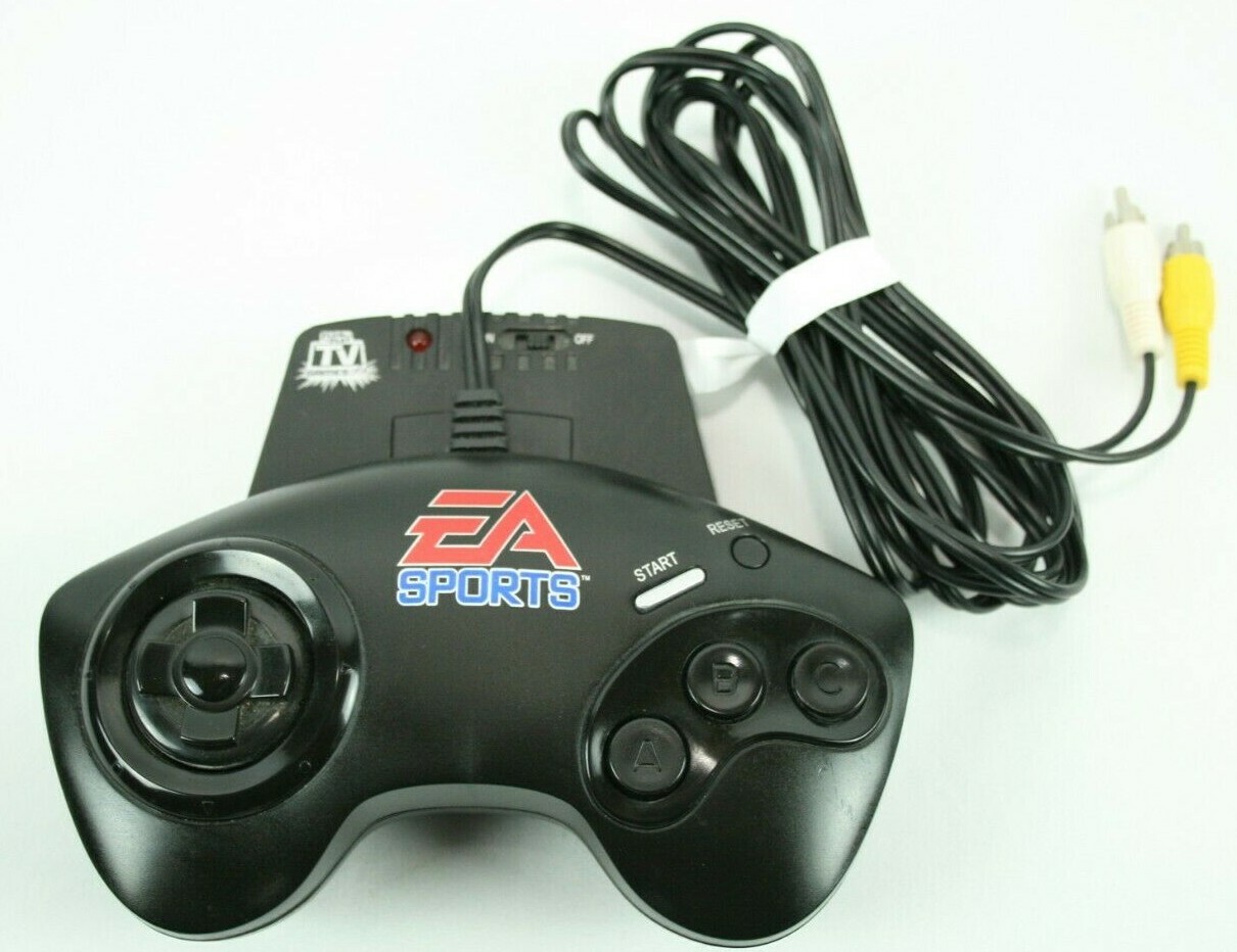 EA Sports Vtg Plug and Play TV Game Jakks Pacific Madden 95 NHL 95 Tested Works