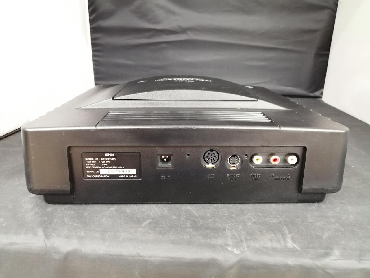 SNK Neo Geo CD-T01 Arcade Classic Console Used with Box Damage