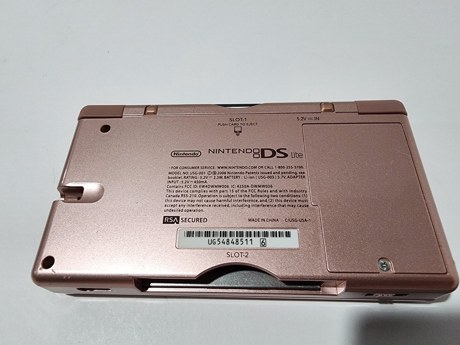 Nintendo DS Lite Handheld Console with 3 Games – Metallic Rose