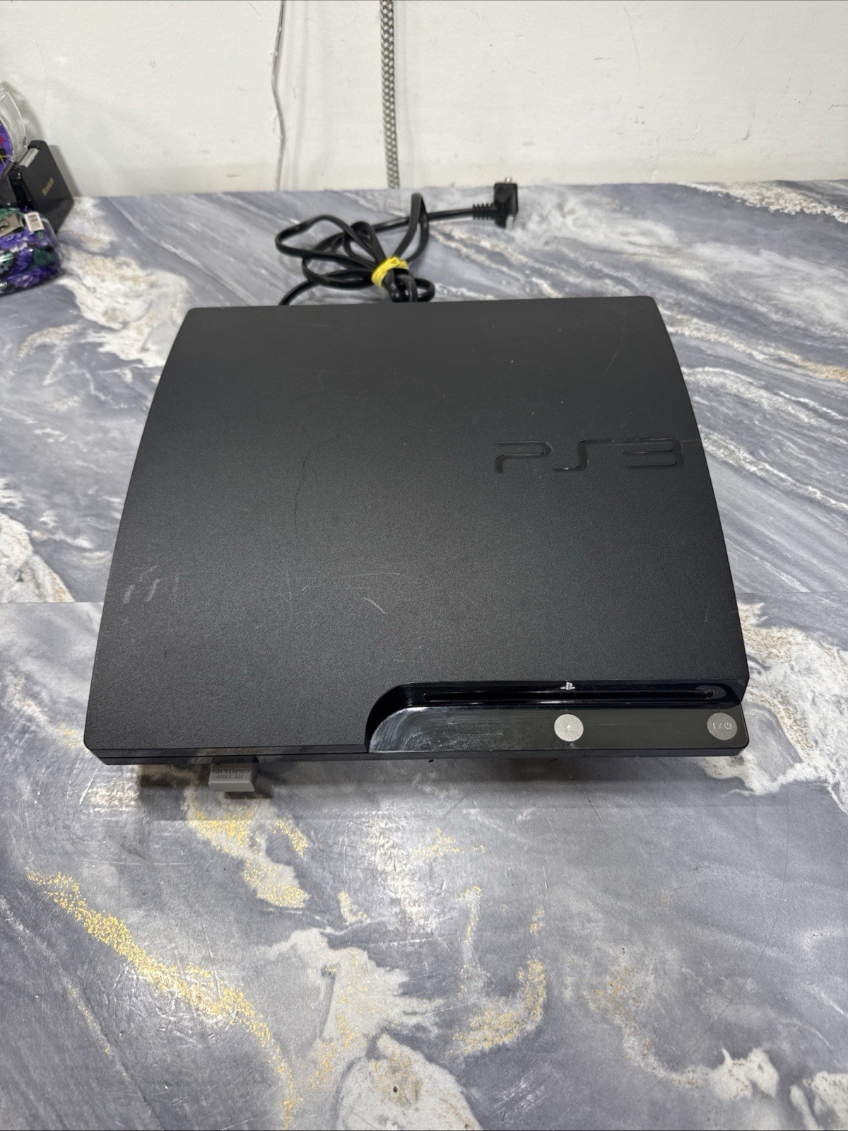 Sony PlayStation 3 Slim Console – Black; CECH-2001A