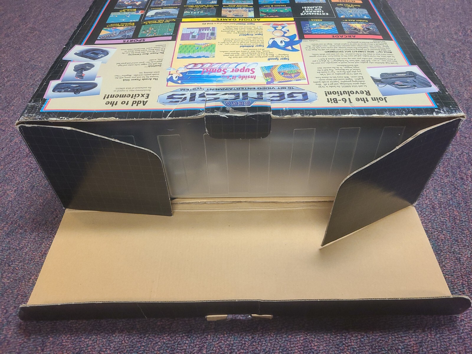 Sega Genesis MK-1601 Launch Edition Console Model 1(Complete in Box) W/Game