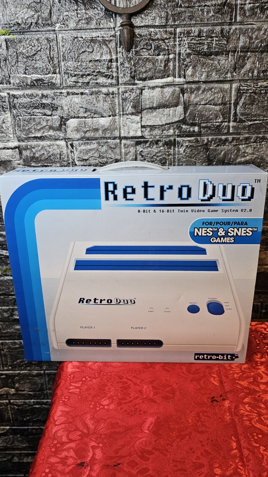 Retro-Bit Retro Duo V2.0 2 in 1 Console System For NES/SNES Games – CLEAN/WORKS