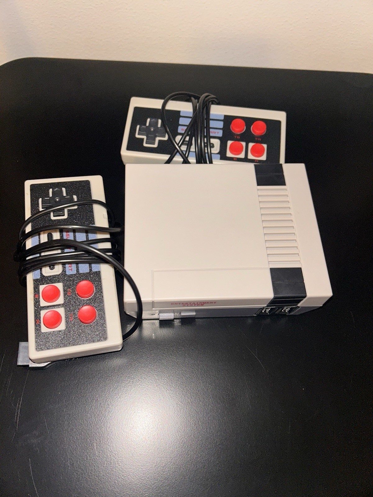 Mini NES Style Retro Game Console w/ 2 Controllers – Powers On – No AV Cable