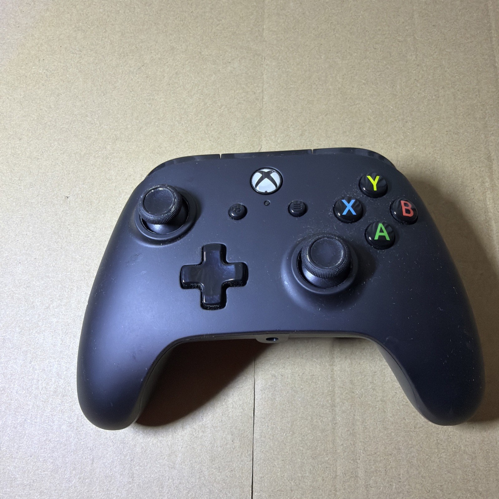 Black POWER A Xbox One Controller Model 1508491-01