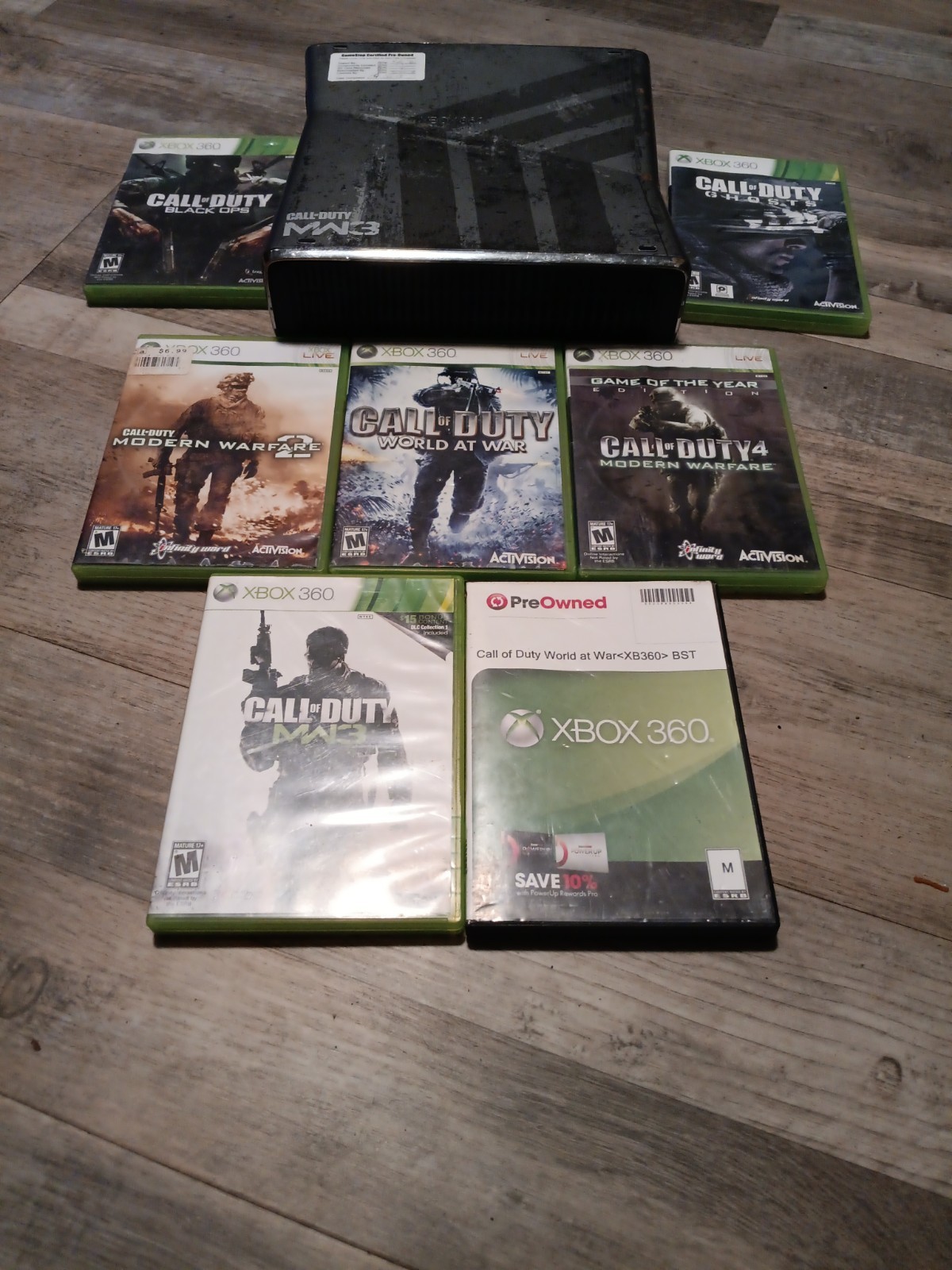 Call of Duty Modern Warfare 3 Xbox 360 Slim Console Only For Parts Or Repair
