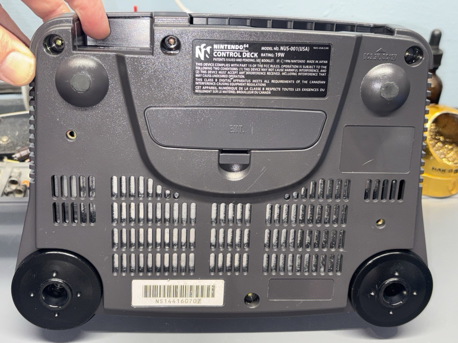 Ultimate N64 RGB Fully Recapped New LED Nintendo 64 Region USA & Japan THS7374