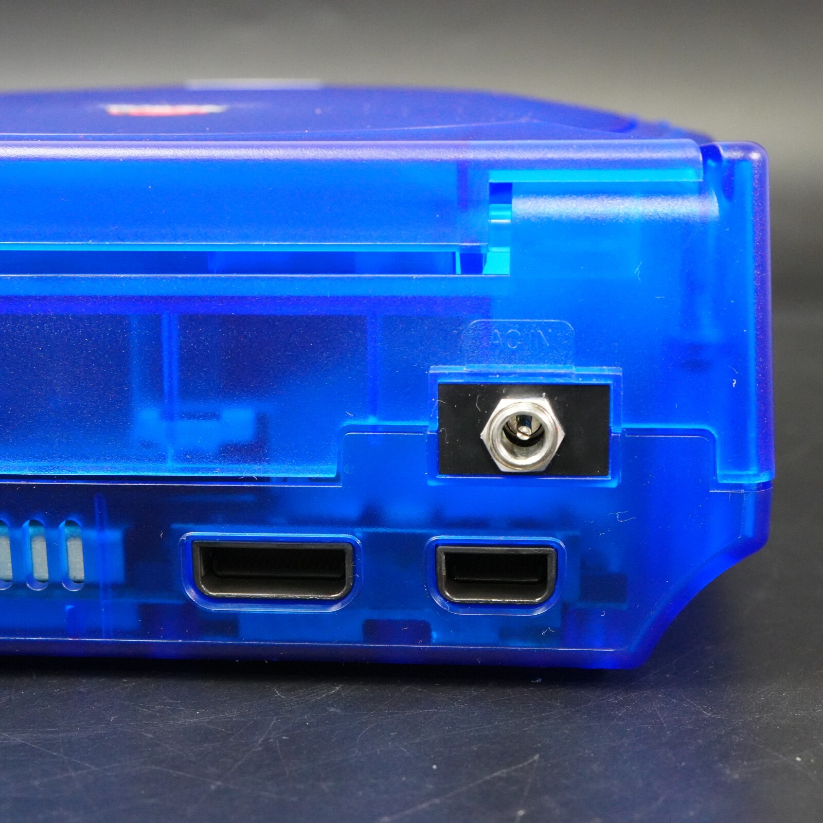 SEGA Dreamcast VA1 Console Translucent Blue Shell, Power Supply MOD NTSC-J