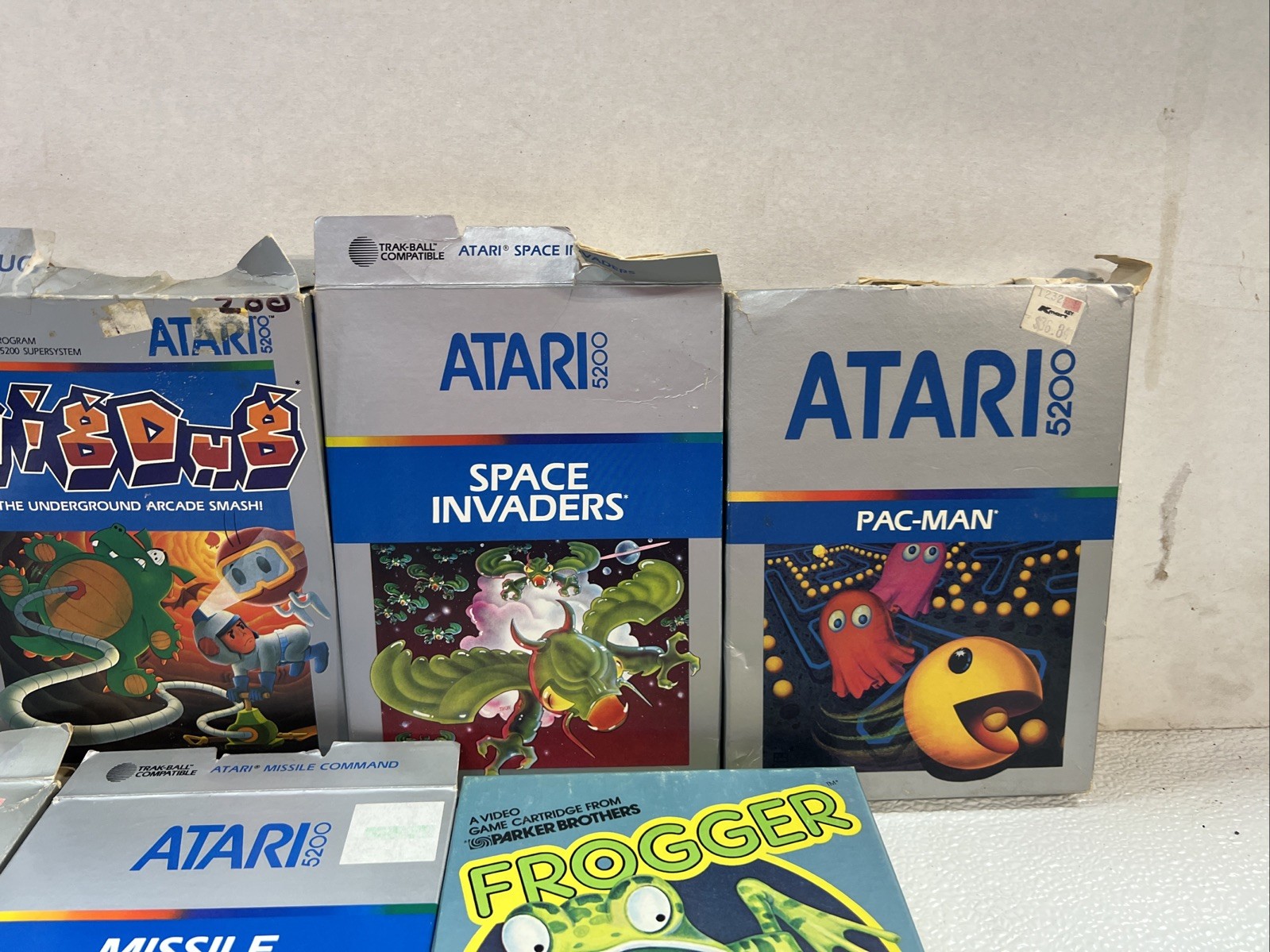 VINTAGE ATARI 5200 CONSOLE AND 9 GAMES TESTED WORKING