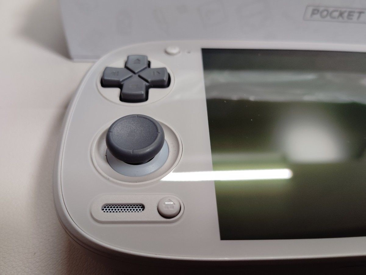 Retroid Pocket G2 handheld game console, 16-bit color, used, TPU case included.