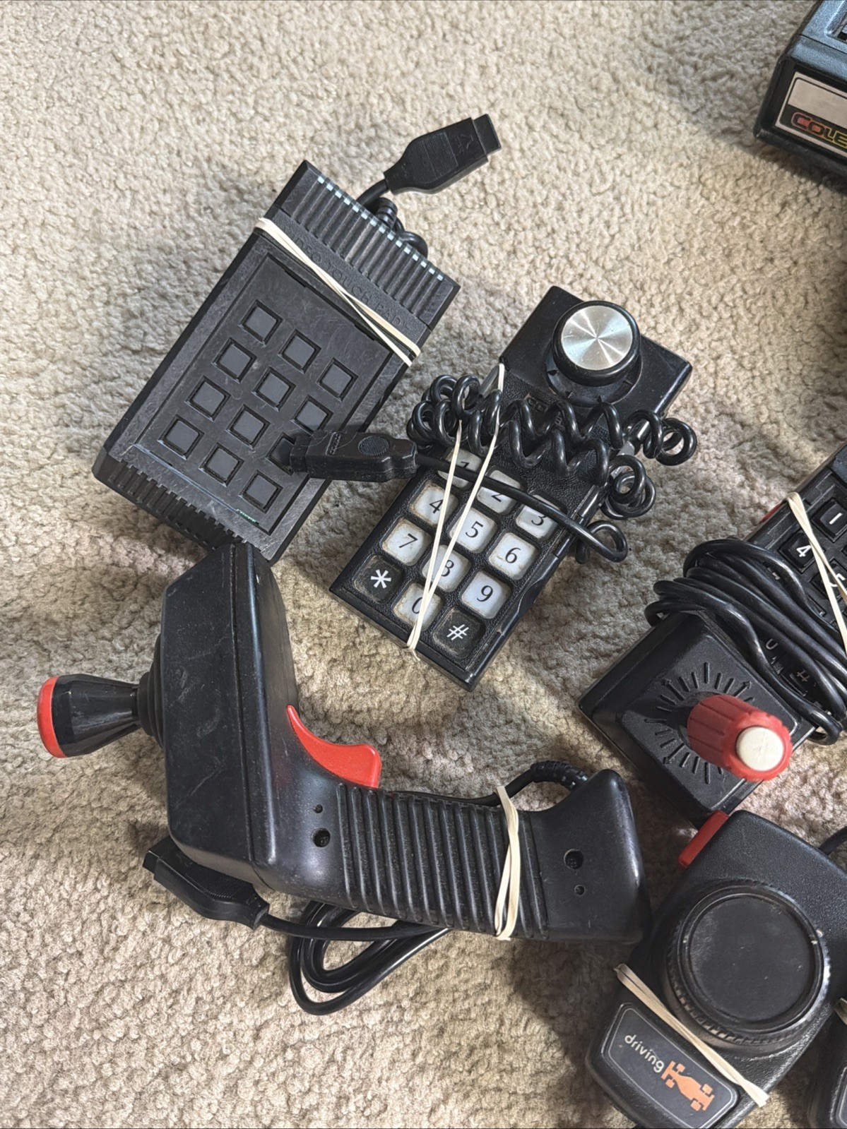 Colecovision Console And Controls •UNTESTED AS IS!!• READ DESCRIPTION!!