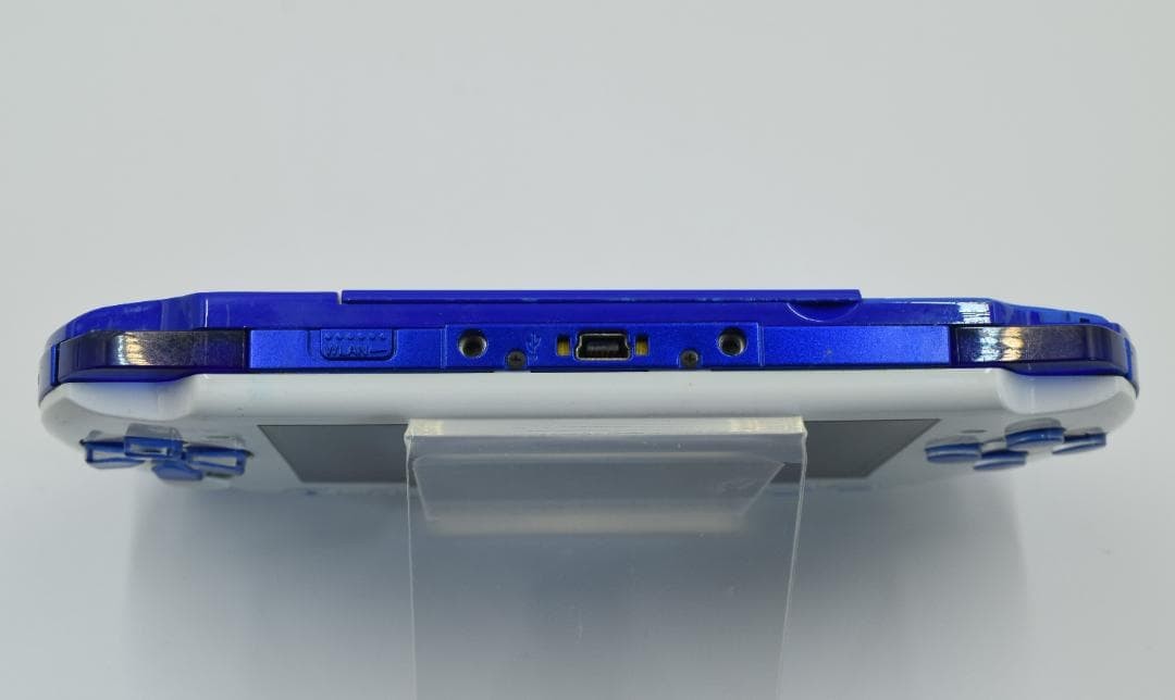 Sony PSP-3000 White Blue Console Tested Working Region Free SD Card