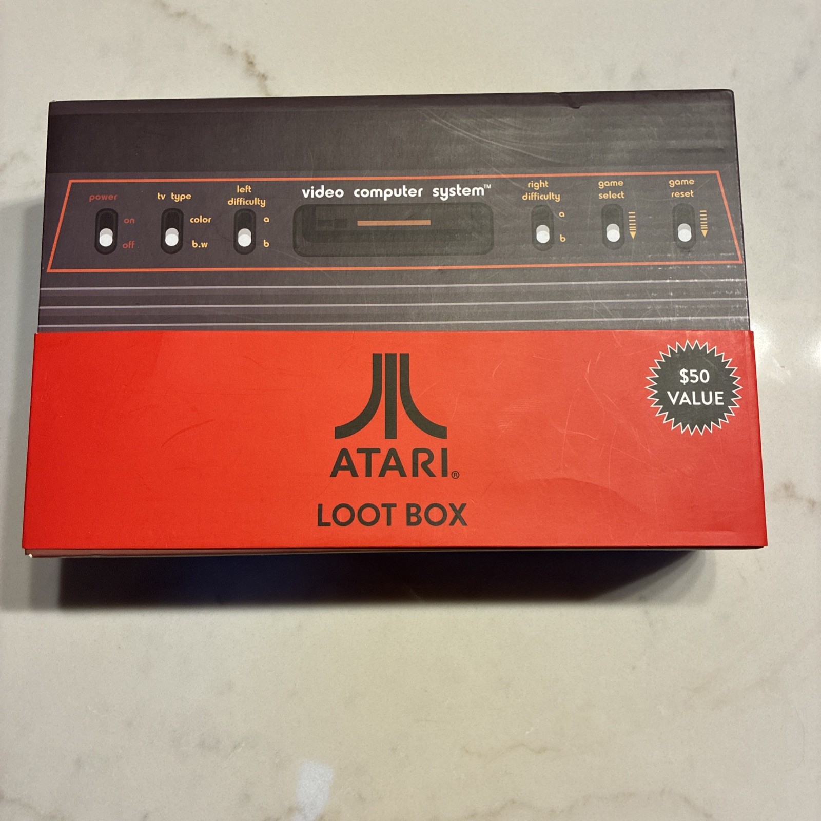 Atari Flashback 4 Console With 1 Controller, Loot Box Retro Gaming 2600 EXTRAS
