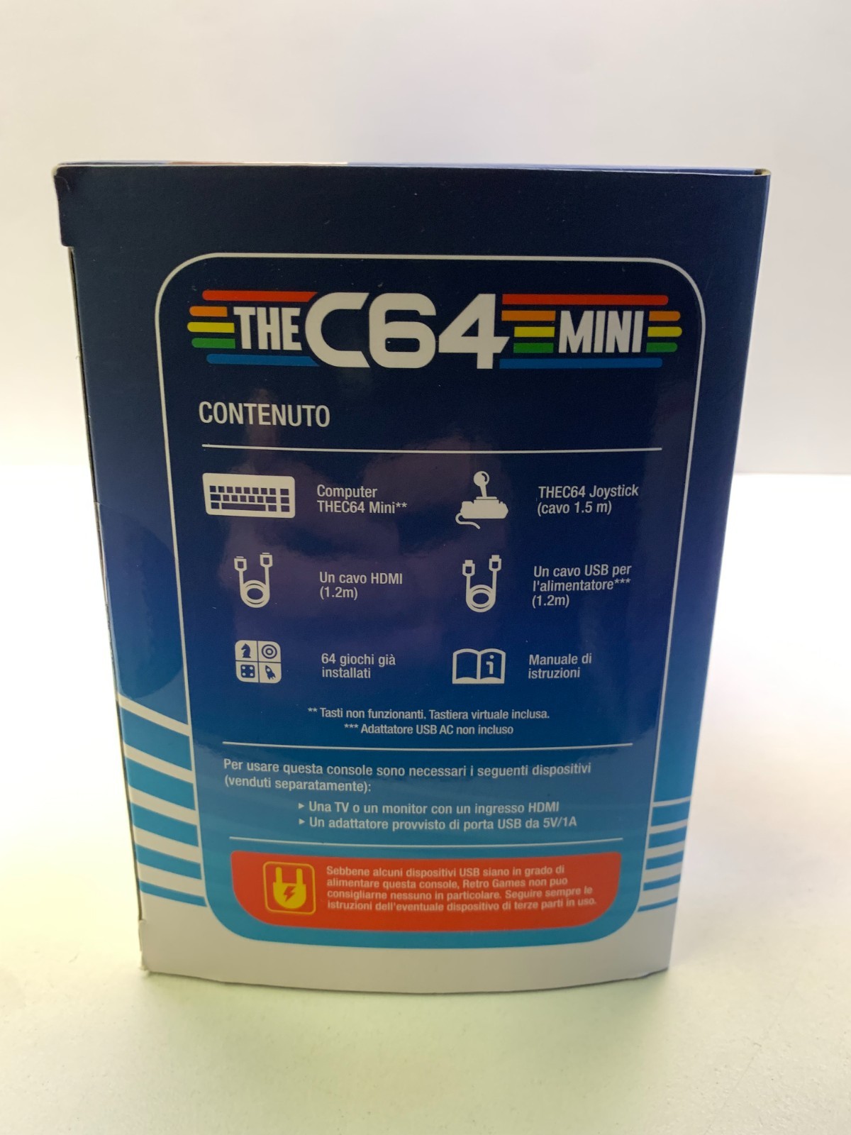 MINI COMMODORE 64 CONSOLE – C 64 – PAL REGION FREE NEW AVAILABLE NEW