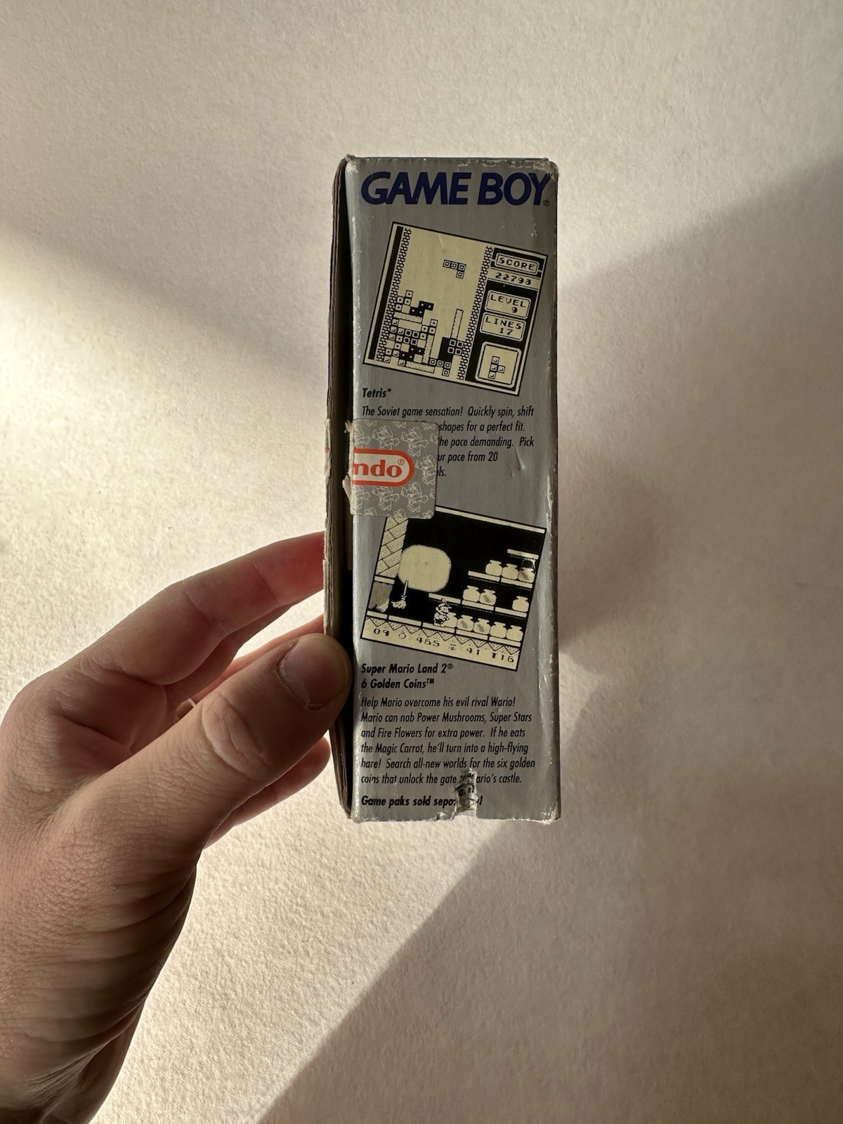 Original Nintendo Game Boy Gameboy Console With Original Box CIB TESTED WORKING