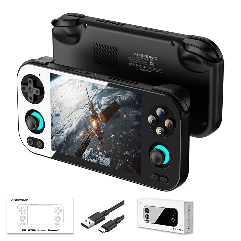 Anbernic RG476H Retro Handheld Game Console 4.7-inch LTPS in-Cell Screen No C…