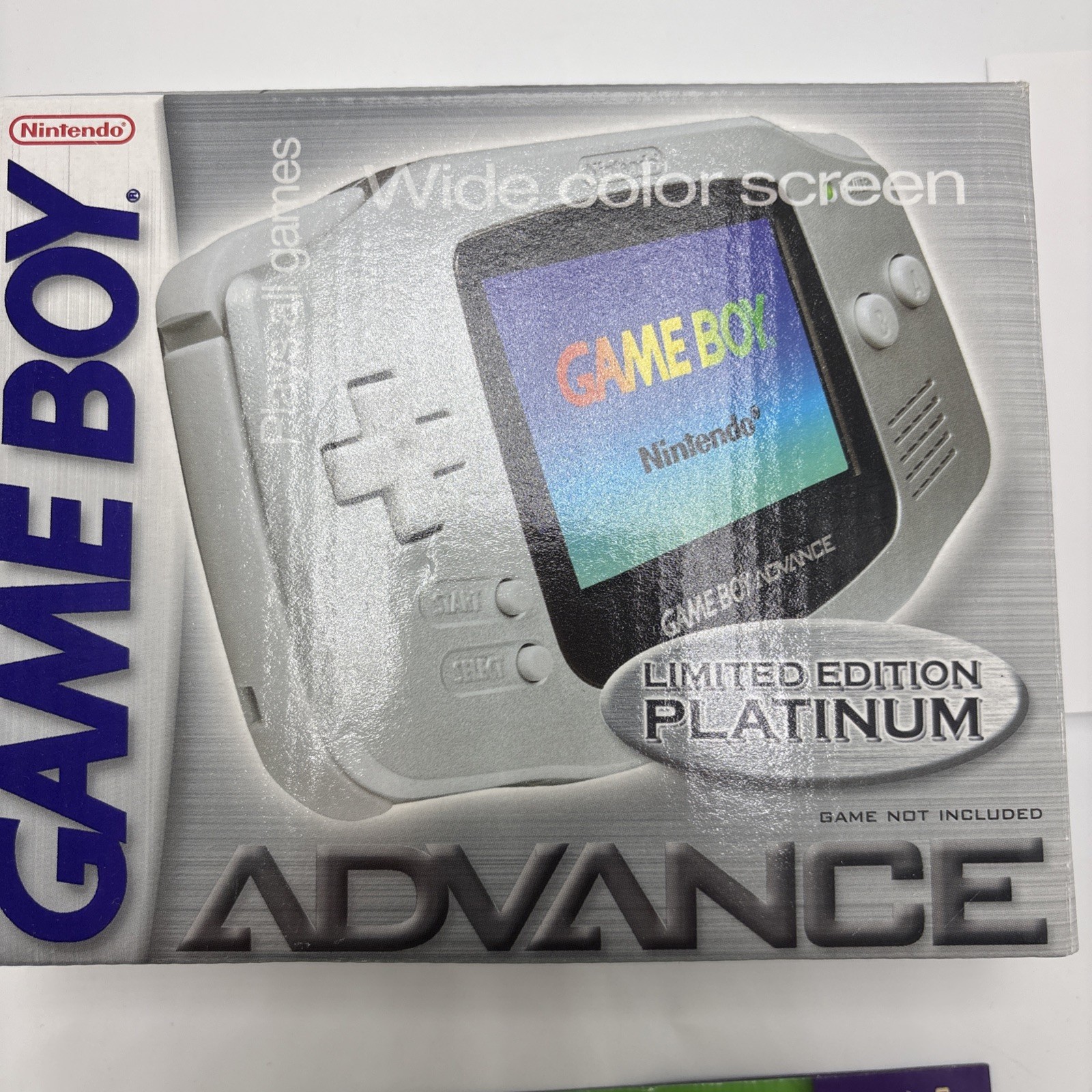 Nintendo Game Boy Advance GBA Console Limited Edition Platinum