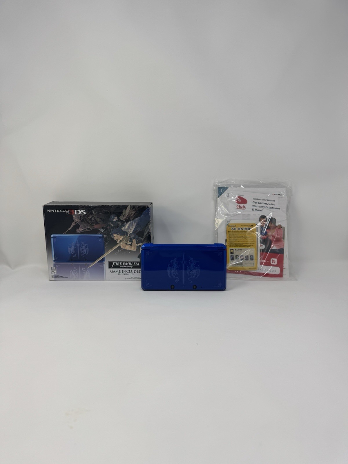 OPEN BOX Fire Emblem Awakening Nintendo 3DS Limited Edition Blue Console System